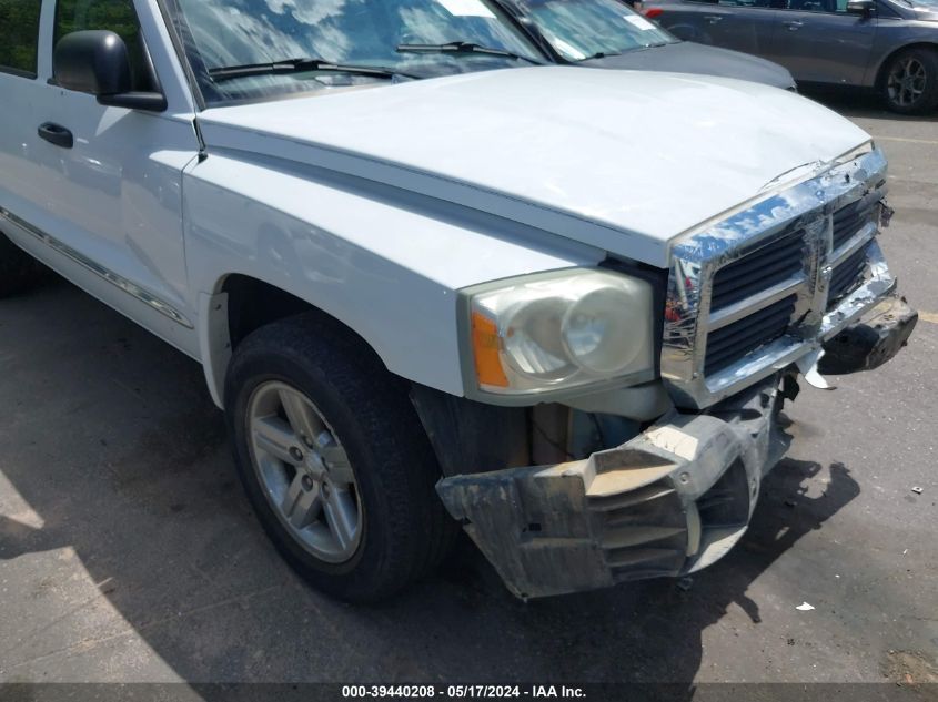 2007 Dodge Dakota Laramie VIN: 1D3HW58P07S216176 Lot: 39440208