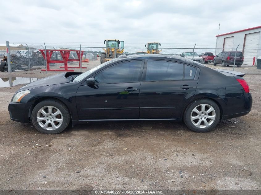 2007 Nissan Maxima 3.5 Sl VIN: 1N4BA41E97C849176 Lot: 39440227