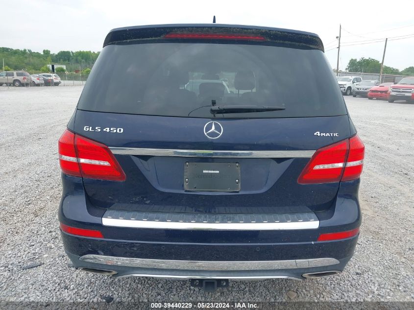 2017 Mercedes-Benz Gls 450 4Matic VIN: 4JGDF6EE6HA879397 Lot: 39440229