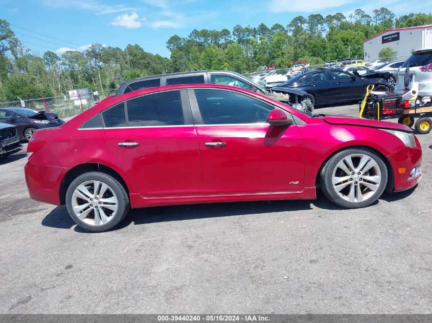 2011 Chevrolet Cruze Ltz VIN: 1G1PH5S92B7287084 Lot: 39440240