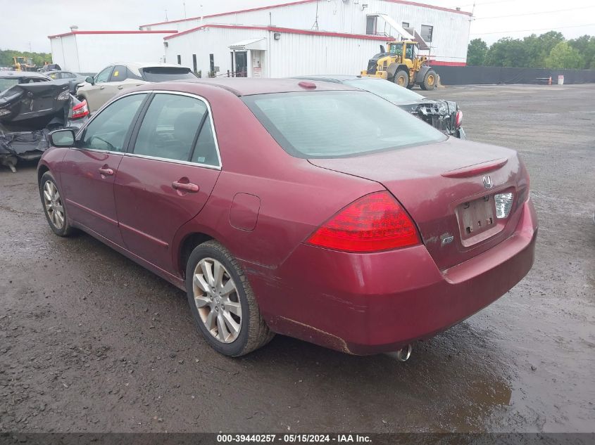 2006 Honda Accord 3.0 Ex VIN: 1HGCM668X6A044593 Lot: 39440257