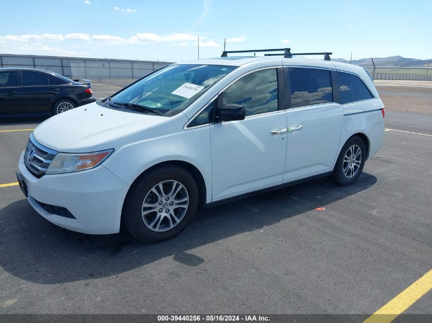 VIN 5FNRL5H61DB058601 2013 Honda Odyssey, Ex-L no.2