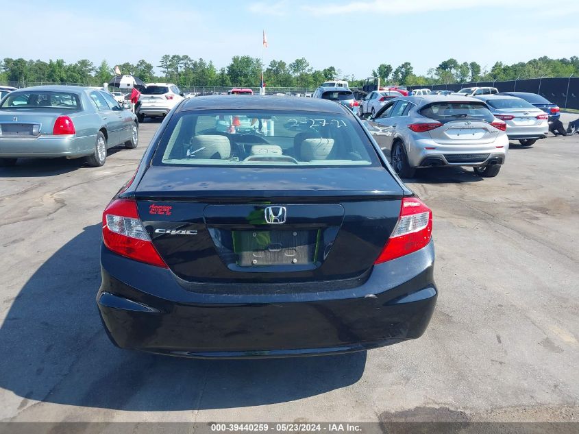 2012 Honda Civic Ex VIN: 19XFB2F87CE325320 Lot: 39440259