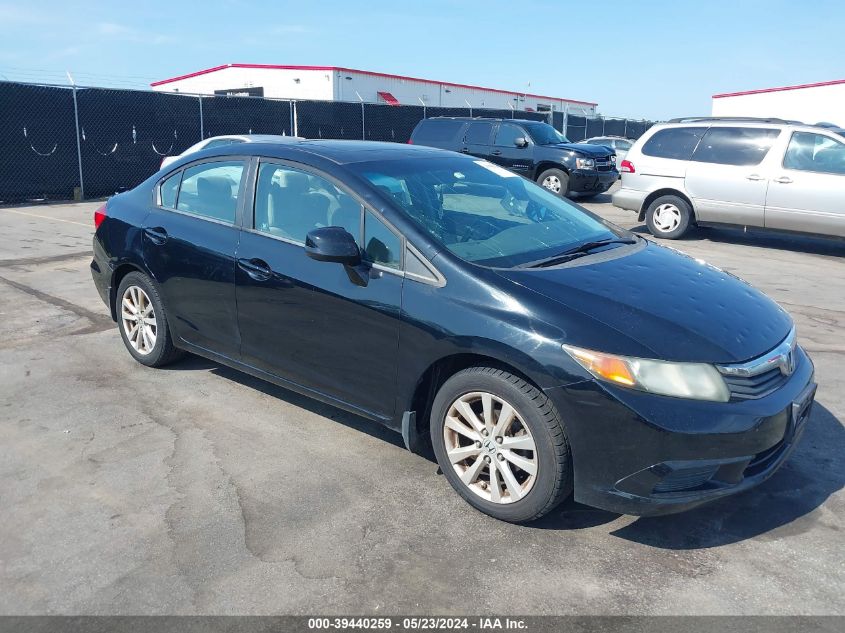 2012 Honda Civic Ex VIN: 19XFB2F87CE325320 Lot: 39440259