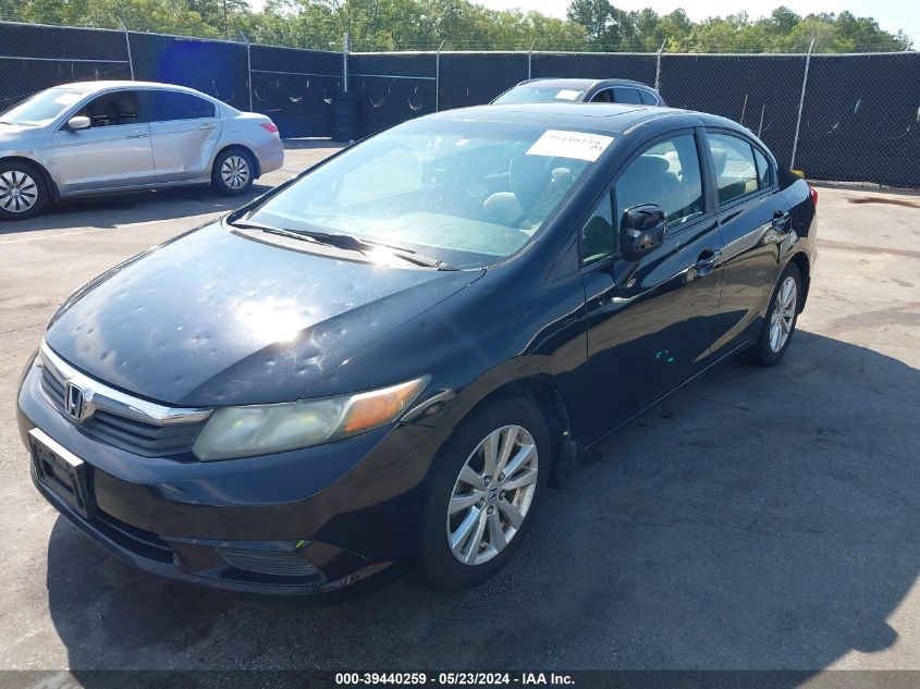 2012 Honda Civic Ex VIN: 19XFB2F87CE325320 Lot: 39440259