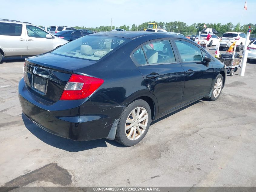 2012 Honda Civic Ex VIN: 19XFB2F87CE325320 Lot: 39440259