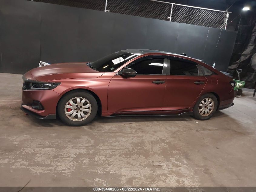 2021 Honda Accord Touring VIN: 1HGCV2F91MA005709 Lot: 39440266