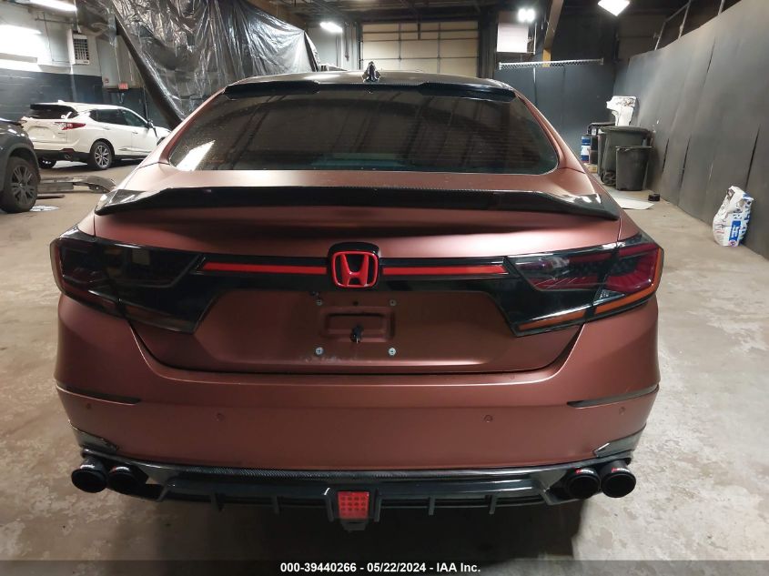2021 Honda Accord Touring VIN: 1HGCV2F91MA005709 Lot: 39440266