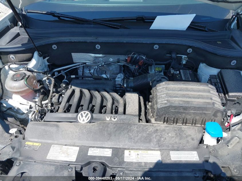 2021 Volkswagen Atlas 3.6L V6 Se W/Technology VIN: 1V2HR2CA8MC554981 Lot: 39440283