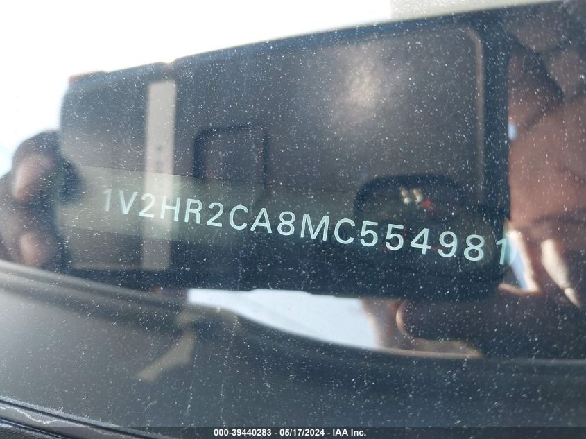2021 Volkswagen Atlas 3.6L V6 Se W/Technology VIN: 1V2HR2CA8MC554981 Lot: 39440283