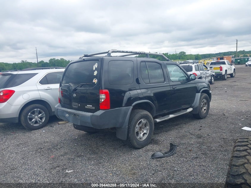 2001 Nissan Xterra Xe-V6 VIN: 5N1ED28T21C563549 Lot: 39440288