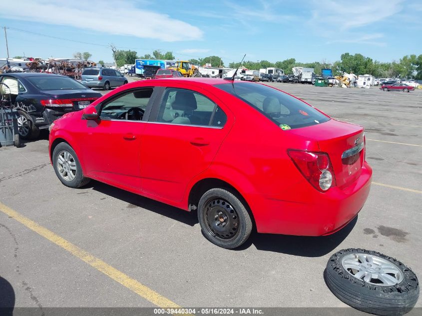 2014 Chevrolet Sonic Lt Manual VIN: 1G1JD5SH0E4194711 Lot: 39440304