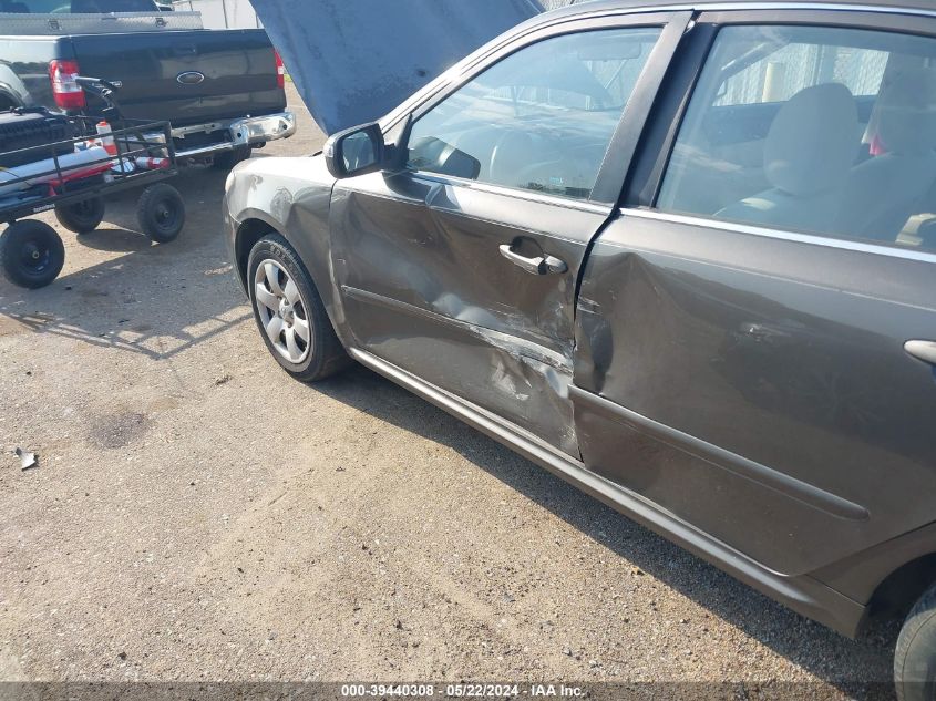 2010 Kia Optima Lx VIN: KNAGG4A83A5374643 Lot: 39440308