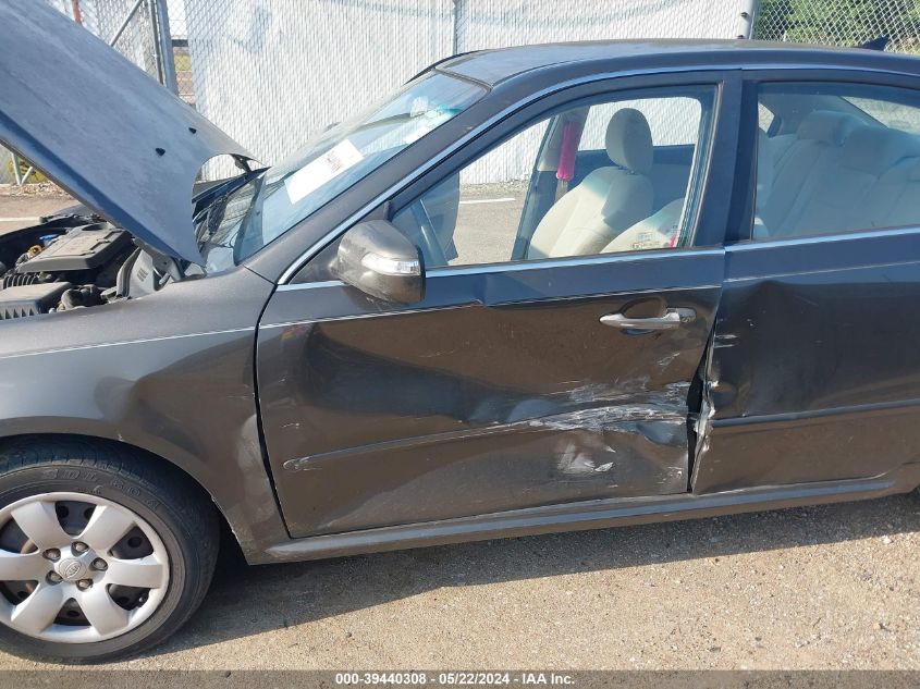 2010 Kia Optima Lx VIN: KNAGG4A83A5374643 Lot: 39440308