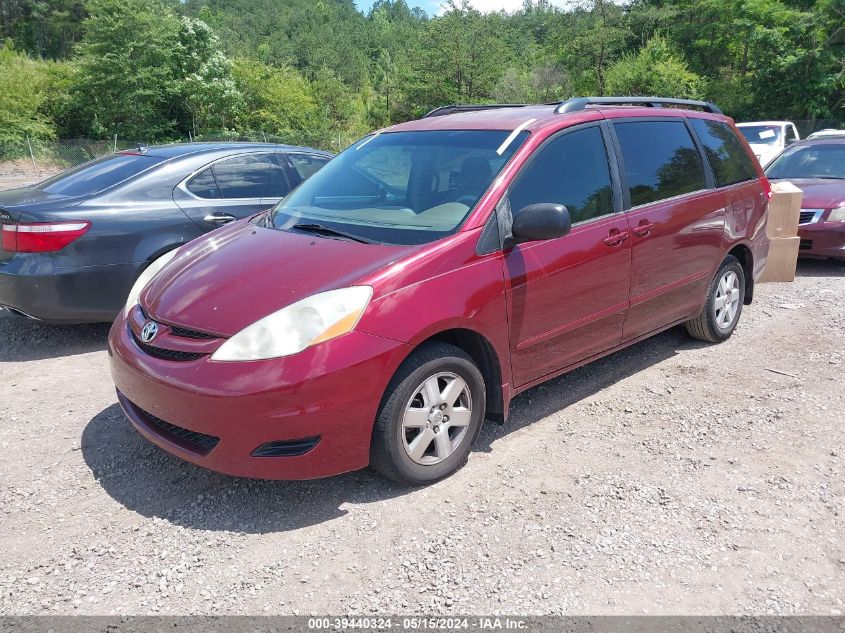 2010 Toyota Sienna Le VIN: 5TDKK4CC7AS299033 Lot: 39440324