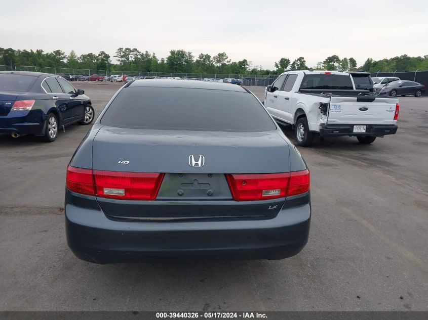 2005 Honda Accord 2.4 Lx VIN: 1HGCM56485A112394 Lot: 39440326