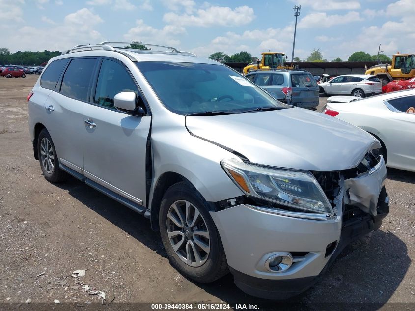 2013 Nissan Pathfinder Sl VIN: 5N1AR2MM3DC648127 Lot: 39440384