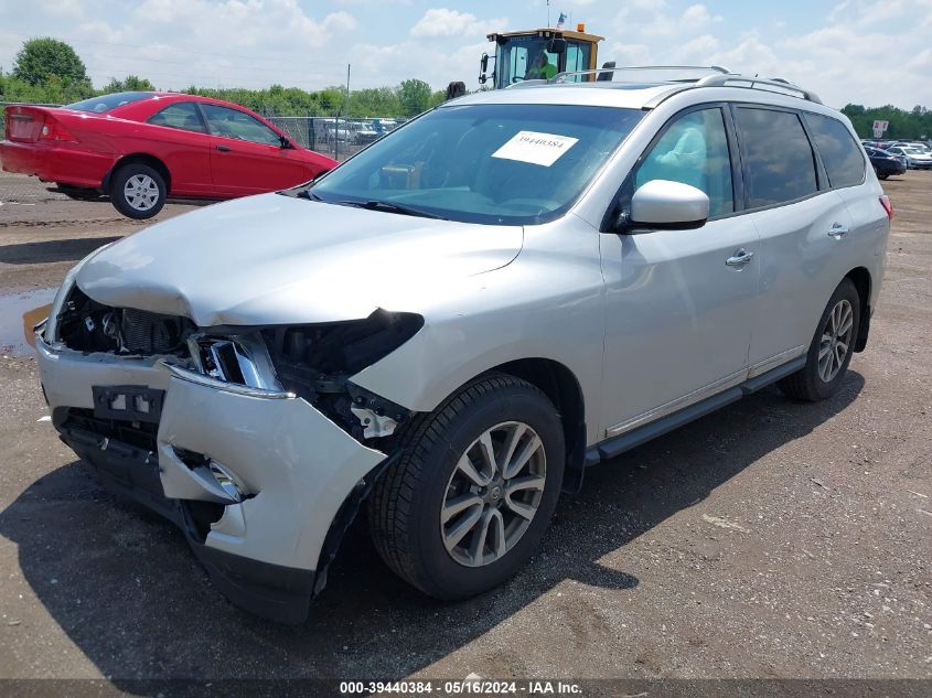 2013 Nissan Pathfinder Sl VIN: 5N1AR2MM3DC648127 Lot: 39440384