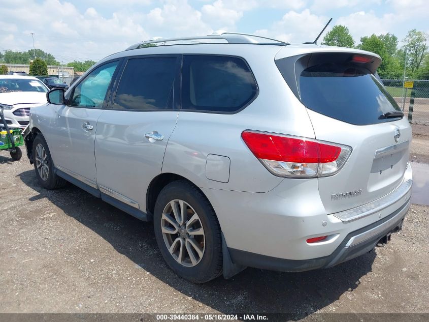 2013 Nissan Pathfinder Sl VIN: 5N1AR2MM3DC648127 Lot: 39440384