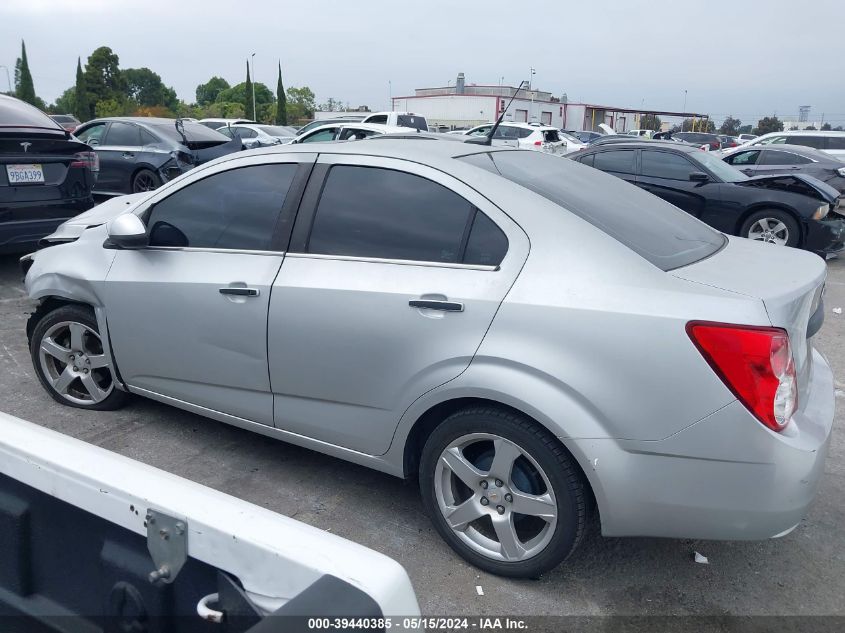 2012 Chevrolet Sonic 2Lz VIN: 1G1JE5SH0C4112485 Lot: 39440385
