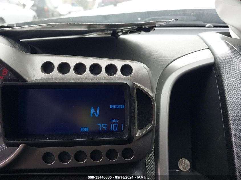 2012 Chevrolet Sonic 2Lz VIN: 1G1JE5SH0C4112485 Lot: 39440385