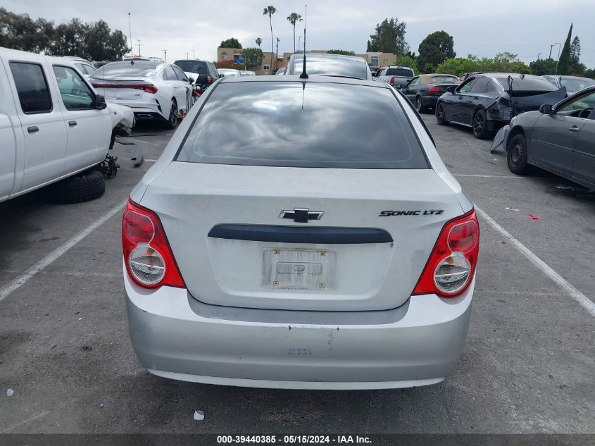 2012 Chevrolet Sonic 2Lz VIN: 1G1JE5SH0C4112485 Lot: 39440385