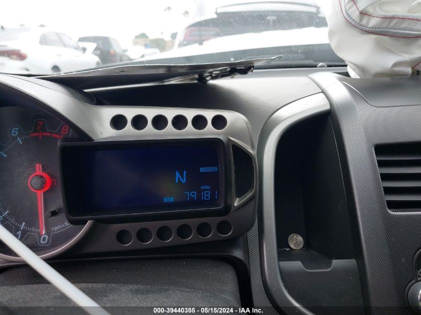 2012 Chevrolet Sonic 2Lz VIN: 1G1JE5SH0C4112485 Lot: 39440385