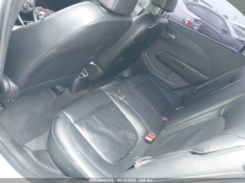 2012 Chevrolet Sonic 2Lz VIN: 1G1JE5SH0C4112485 Lot: 39440385