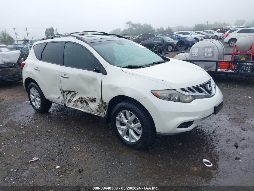 2011 Nissan Murano Sl VIN: JN8AZ1MW5BW184161 Lot: 39440389