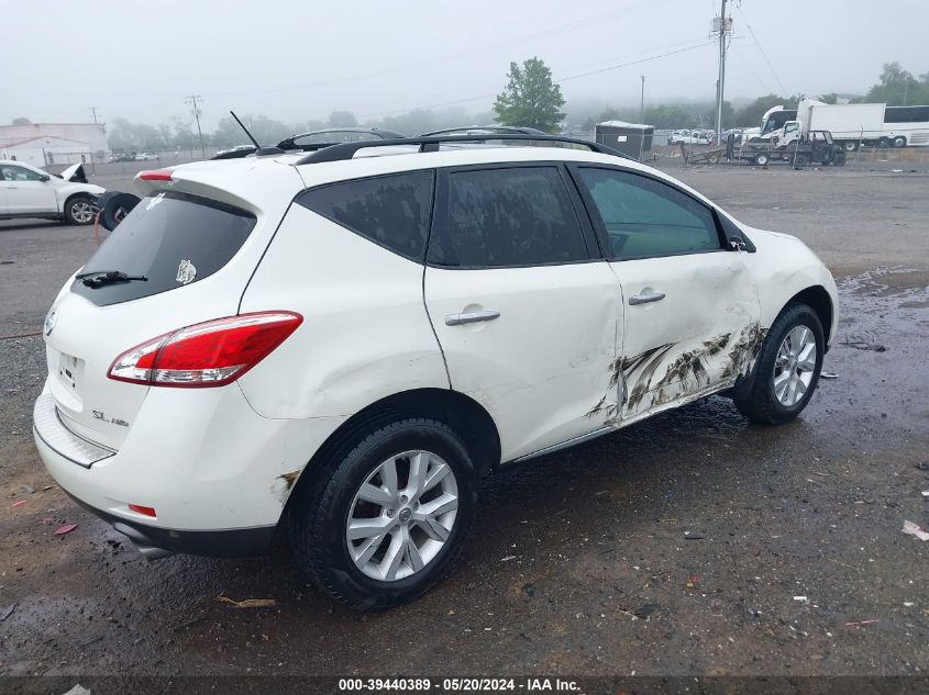 2011 Nissan Murano Sl VIN: JN8AZ1MW5BW184161 Lot: 39440389