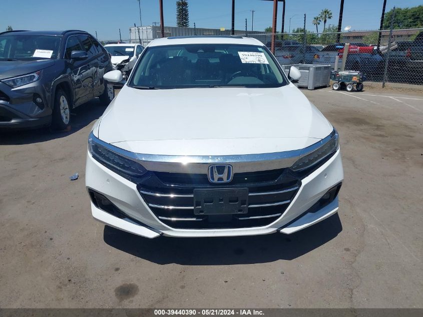 2021 Honda Accord Hybrid Ex-L VIN: 1HGCV3F50MA017546 Lot: 39440390