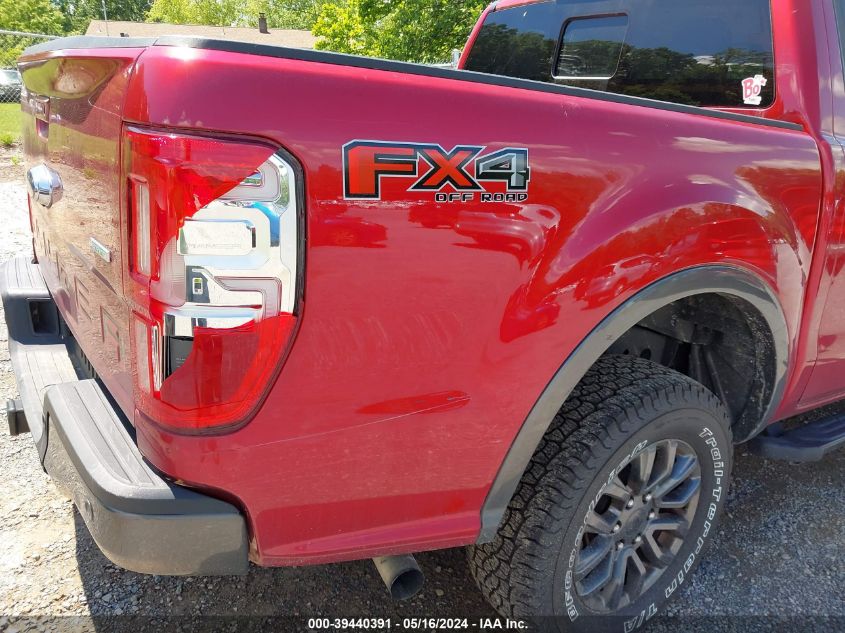 2020 Ford Ranger Lariat VIN: 1FTER4FH3LLA60891 Lot: 39440391