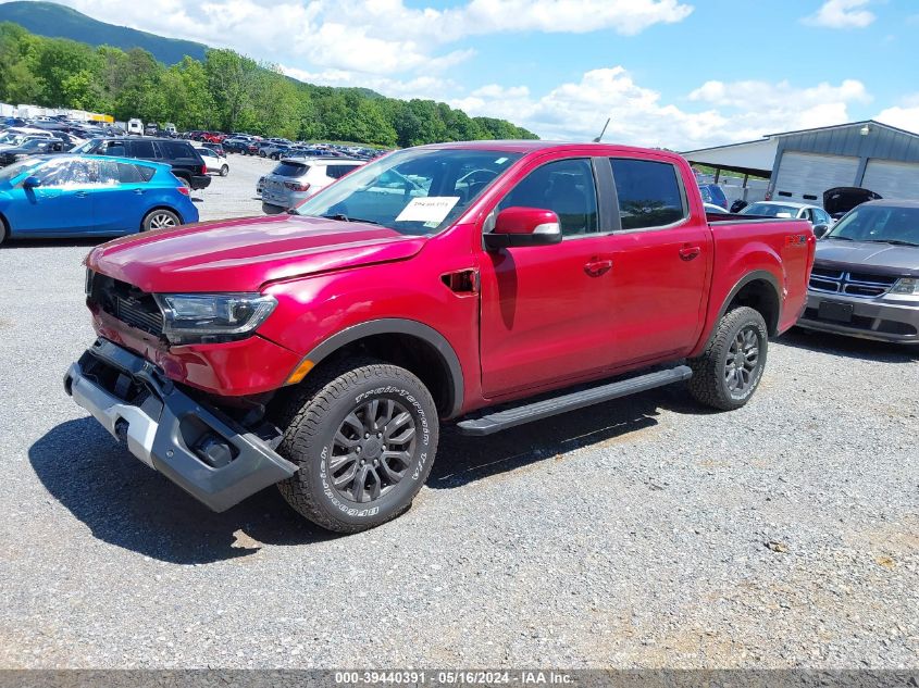 2020 Ford Ranger Lariat VIN: 1FTER4FH3LLA60891 Lot: 39440391