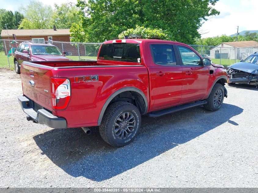 2020 Ford Ranger Lariat VIN: 1FTER4FH3LLA60891 Lot: 39440391