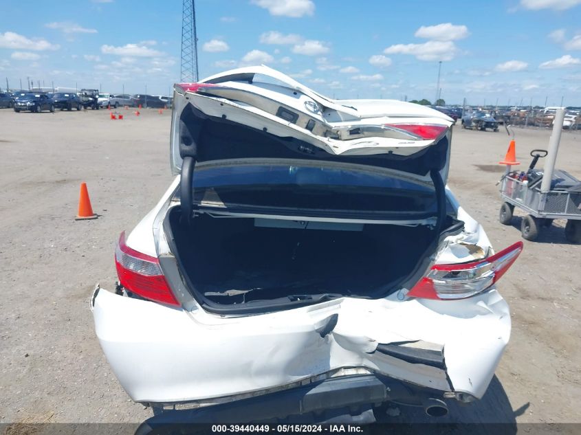 2016 Toyota Camry Se VIN: 4T1BF1FK5GU121028 Lot: 39440449