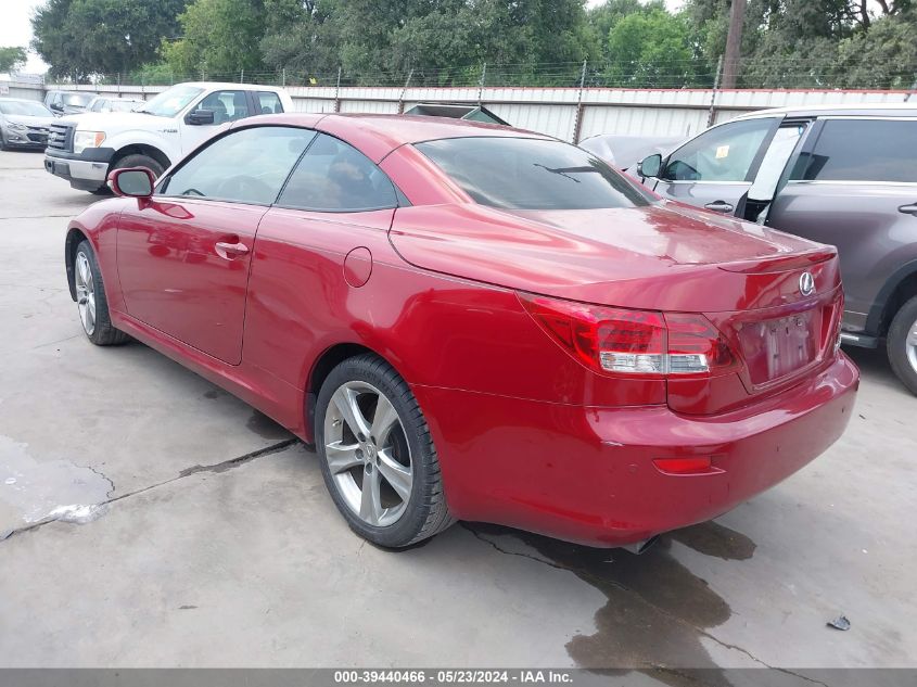 2012 Lexus Is 350C VIN: JTHFE2C26C2507562 Lot: 39440466