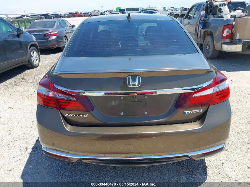 2017 Honda Accord Hybrid VIN: JHMCR6F32HC026292 Lot: 39440470