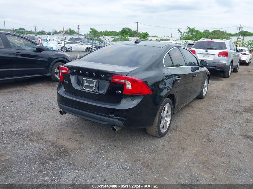 2013 Volvo S60 T5/T5 Platinum/T5 Premier/T5 Premier Plus VIN: YV1612FS5D2184819 Lot: 39440480