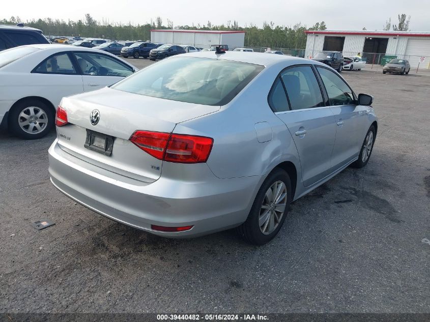 2015 VOLKSWAGEN JETTA 2.0L TDI SE - 3VWLA7AJXFM201594