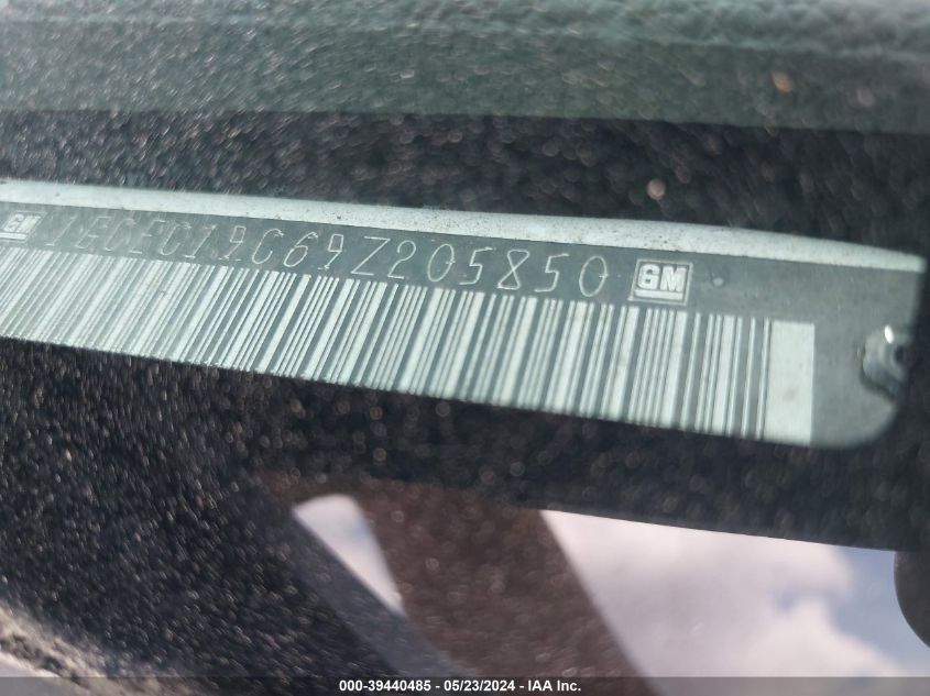 2009 Chevrolet Silverado 1500 Ls VIN: 1GCEC19C69Z205850 Lot: 39440485