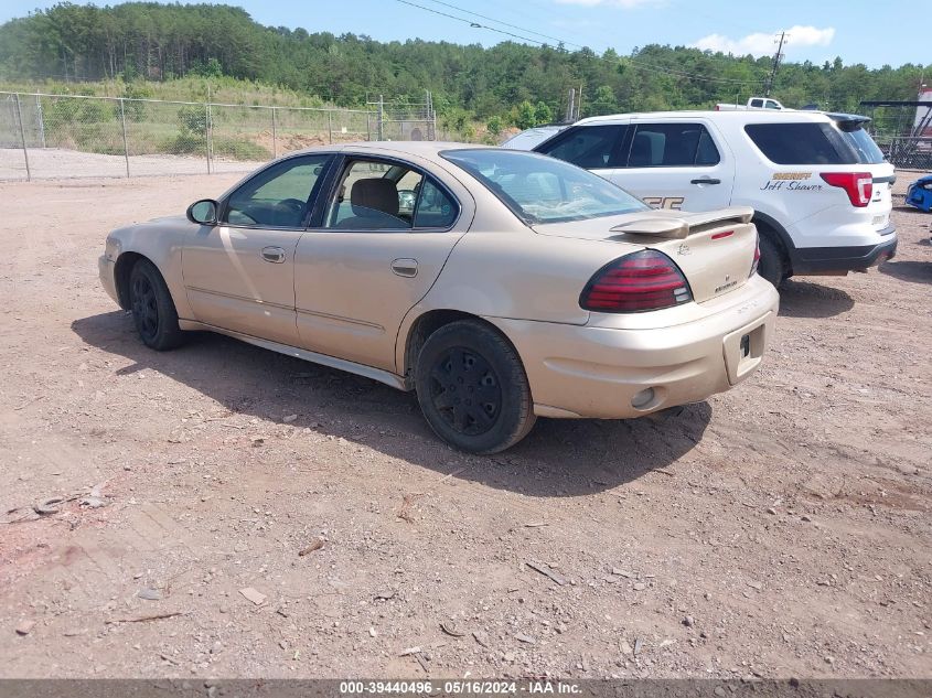 2005 Pontiac Grand Am Se VIN: 1G2NE52EX5M235118 Lot: 39440496