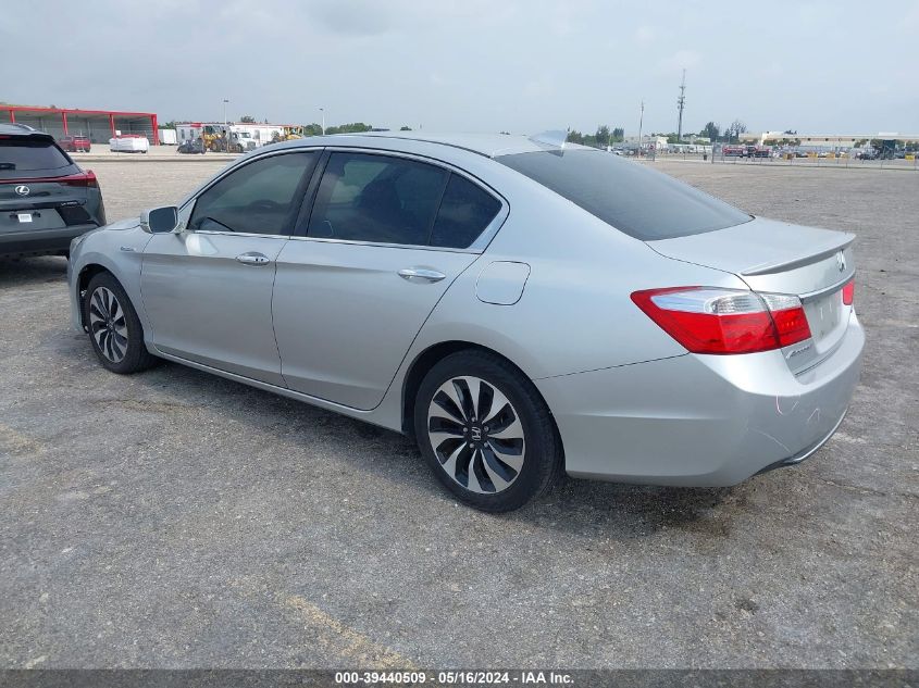 2014 Honda Accord Hybrid Hybrid Exl VIN: 1HGCR6F56EA010480 Lot: 39440509