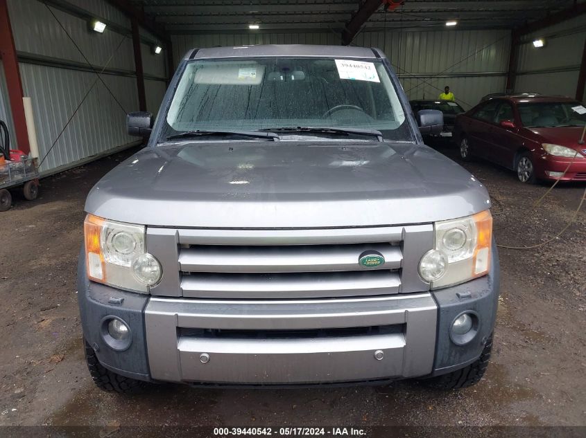 2008 Land Rover Lr3 V8 Hse VIN: SALAG25478A451187 Lot: 39440542