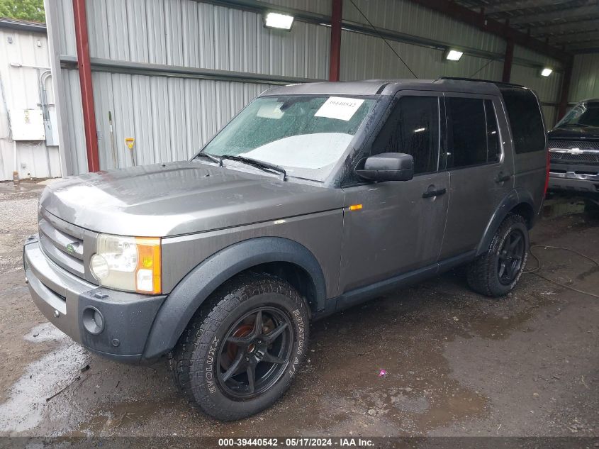 2008 Land Rover Lr3 V8 Hse VIN: SALAG25478A451187 Lot: 39440542