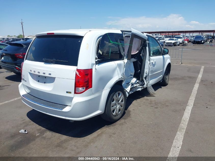 2017 Dodge Grand Caravan Se VIN: 2C4RDGBG9HR607336 Lot: 39440543