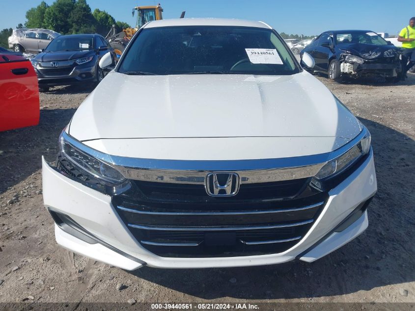 2021 Honda Accord Lx VIN: 1HGCV1F12MA041316 Lot: 39440561