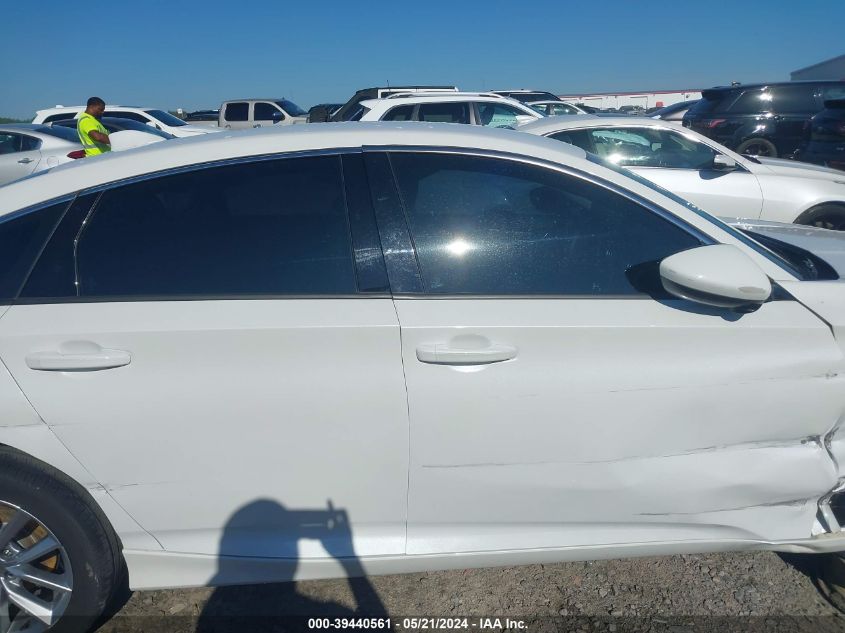 2021 Honda Accord Lx VIN: 1HGCV1F12MA041316 Lot: 39440561