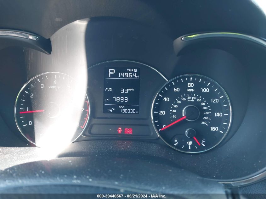 2017 Kia Forte Lx VIN: 3KPFK4A72HE031521 Lot: 39440567