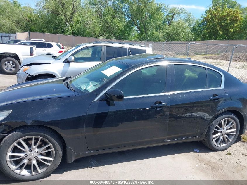 2013 Infiniti G37X VIN: JN1CV6AR8DM350928 Lot: 39440573