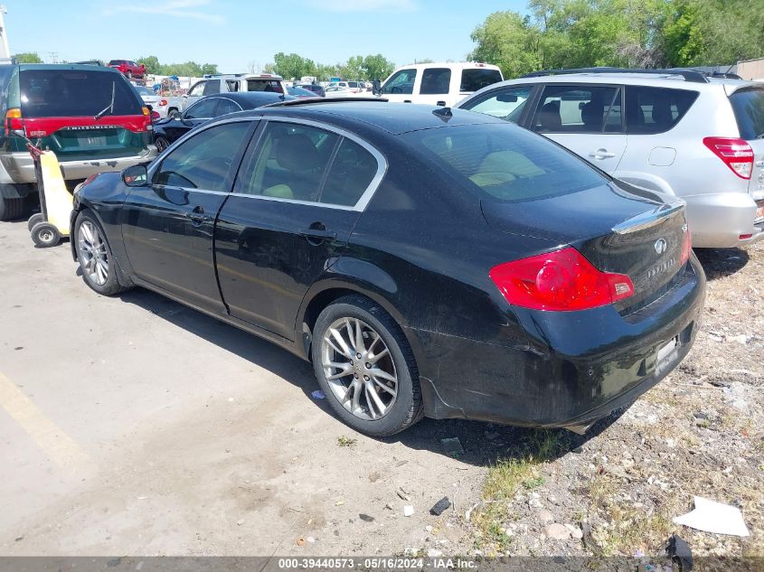 2013 Infiniti G37X VIN: JN1CV6AR8DM350928 Lot: 39440573